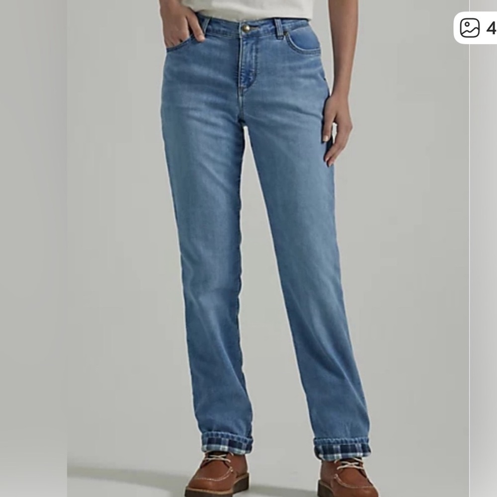 Lee Relaxed Fit Fleece Lined Jeans